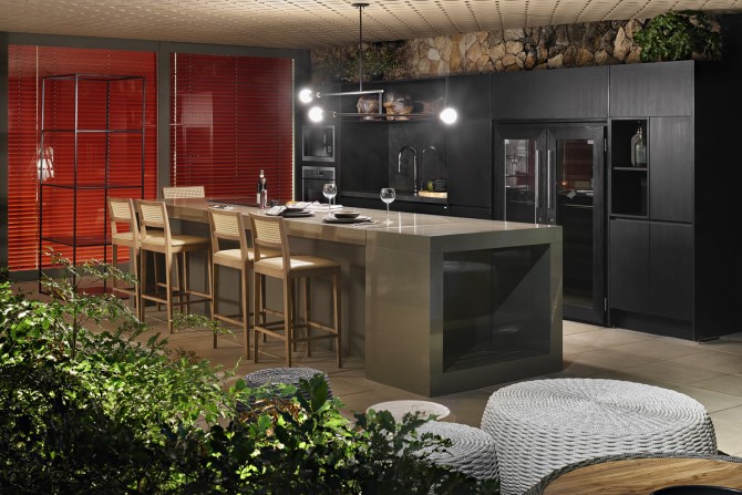 Linha NewSand é perfeita para áreas externas como a Varanda Gourmet da Lagoa Linha NewSand é perfeita para áreas externas como a Varanda Gourmet da Lagoa