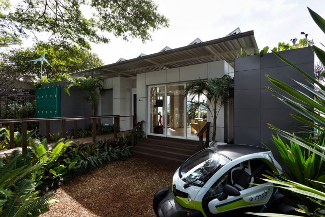 Fachada Ventilada da Solarium Engenharia na Casa Aqua da Casa Cor São Paulo 2016