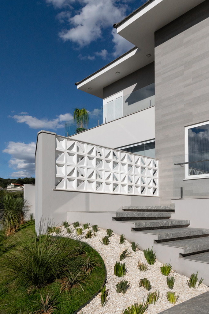 Imagem de aplicação cobogó externo.