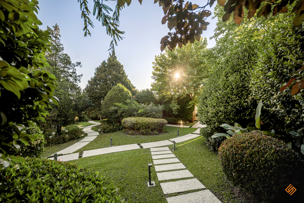 Imagem revestimento para jardins. 