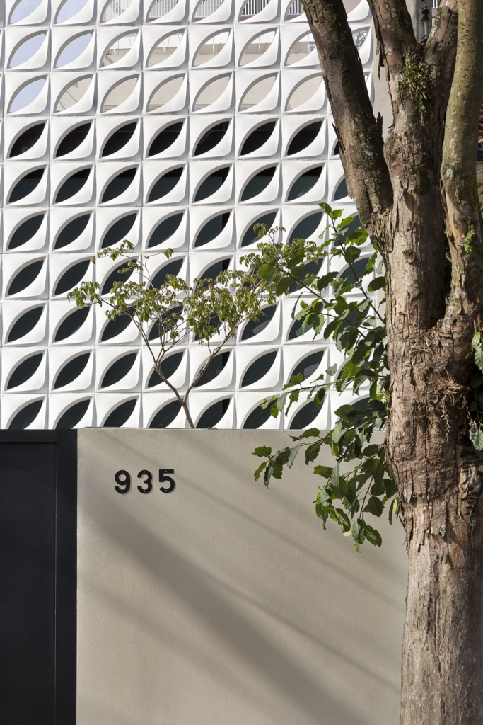 Imagem cobogó luna aplicação em fachada